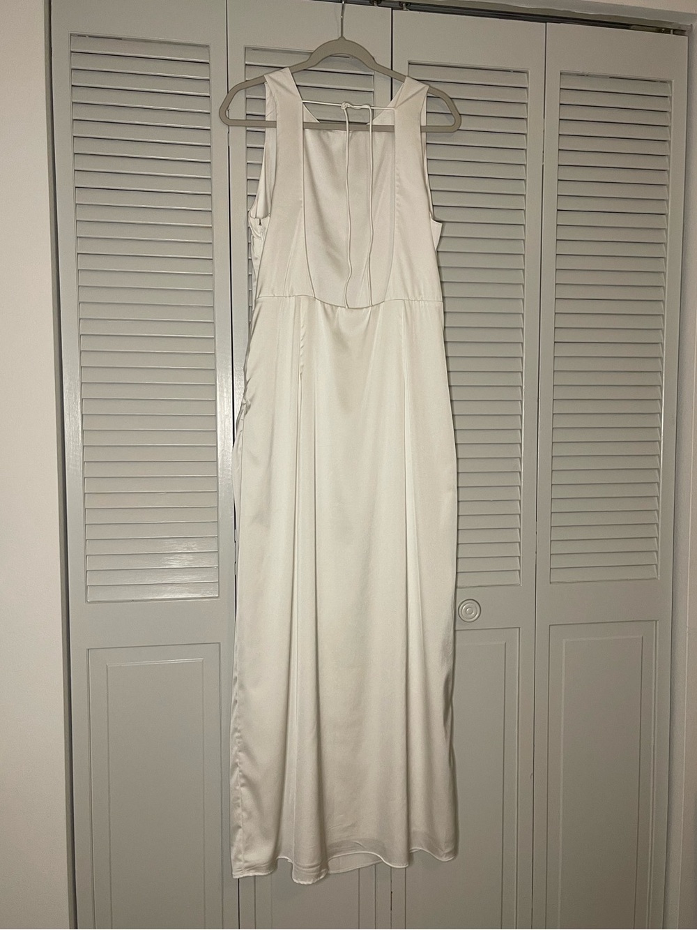 Abercrombie & Fitch White Draped Skirt Maxi Dress - Picture 3 of 5